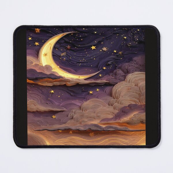 Item preview, Beautiful drawing of shining starry night design designed and sold by NivyasArtistry.