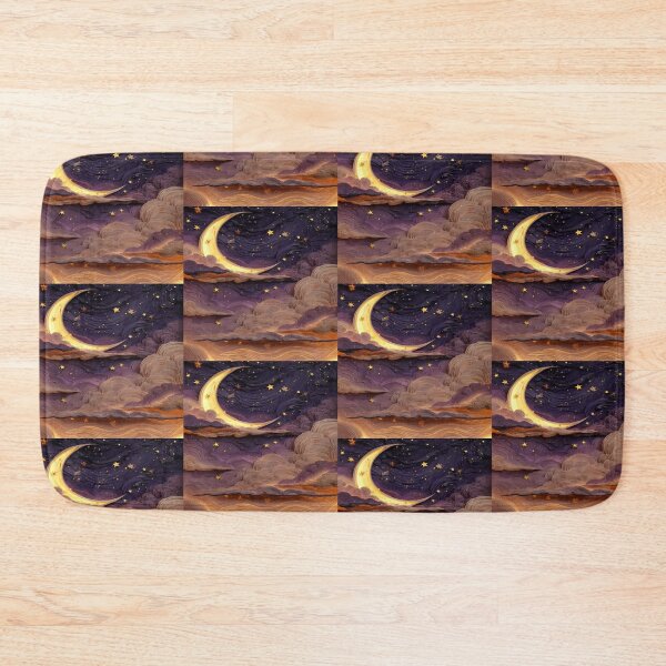 Item preview, Beautiful drawing of shining starry night design  designed and sold by NivyasArtistry.