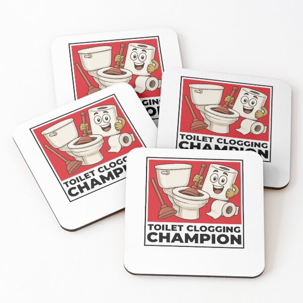 Item preview, Joke Toilet Clogging Champion Funny Meme Gifts,Toilet Clogging Champion designed and sold by BornBorn.