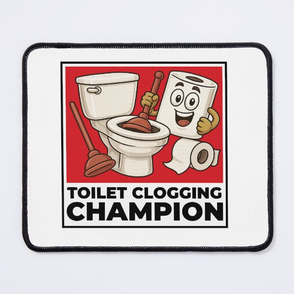 Item preview, Joke Toilet Clogging Champion Funny Meme Gifts,Toilet Clogging Champion designed and sold by BornBorn.