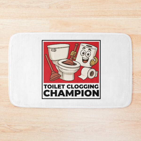 Item preview, Joke Toilet Clogging Champion Funny Meme Gifts,Toilet Clogging Champion designed and sold by BornBorn.