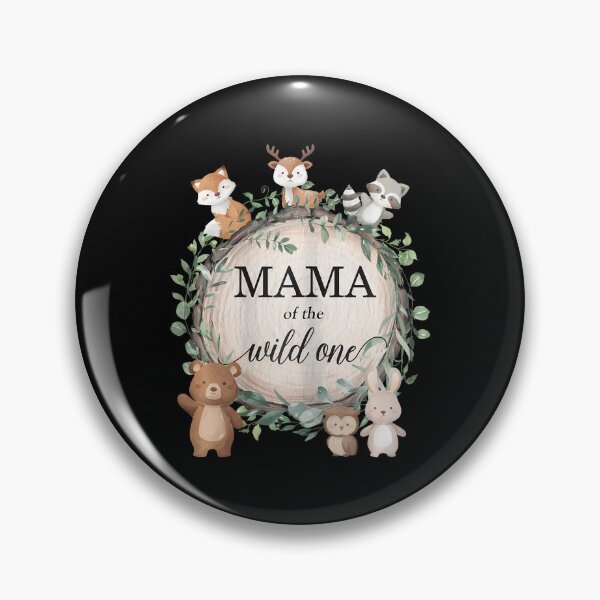 Item preview, Mama Of The Wild One Woodland Forest Animals 1St Birthday designed and sold by TysonLangosh.