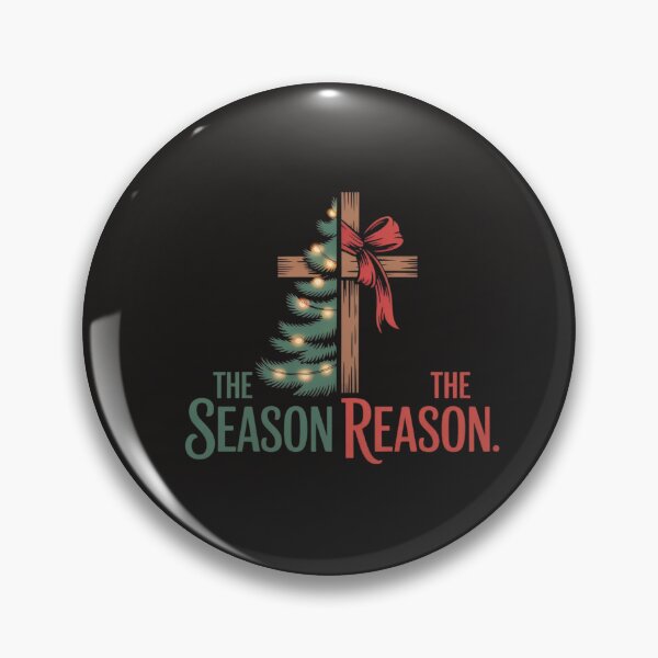 Item preview, Christmas Tree The Season Jesus Cross The Reason  designed and sold by Clairenity Studio.