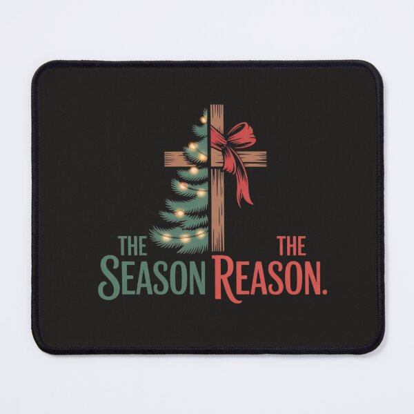Item preview, Christmas Tree The Season Jesus Cross The Reason  designed and sold by Clairenity Studio.