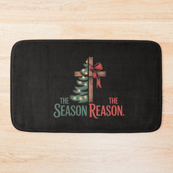 Item preview, Christmas Tree The Season Jesus Cross The Reason  designed and sold by Clairenity Studio.