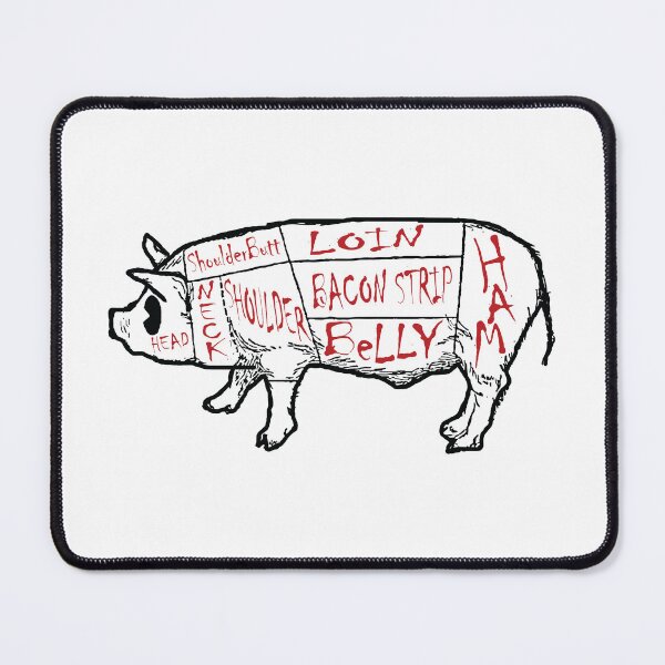 Item preview, Pig Pork Cut Butcher Chart designed and sold by pelagio.