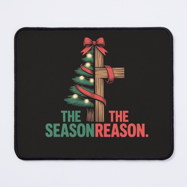 Item preview, Christmas Tree The Season Jesus Cross The Reason  designed and sold by Clairenity Studio.