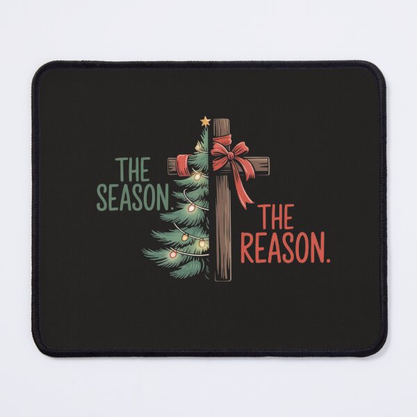 Item preview, Christmas Tree The Season Jesus Cross The Reason  designed and sold by Clairenity Studio.