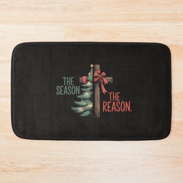 Item preview, Christmas Tree The Season Jesus Cross The Reason  designed and sold by Clairenity Studio.