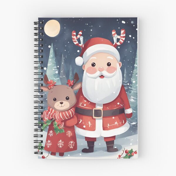 Item preview, Santa with bear in snow designed and sold by Anisha  Vaz.