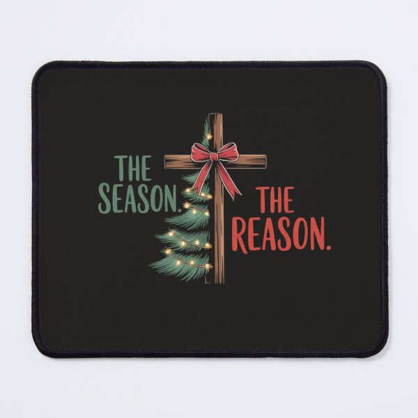 Item preview, Christmas Tree The Season Jesus Cross The Reason  designed and sold by Clairenity Studio.