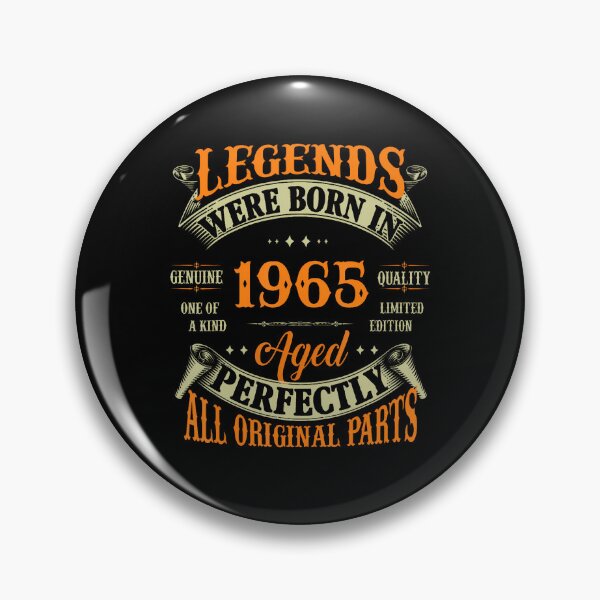 Item preview, Vintage Legends Born In 1965 59 Years Old designed and sold by TysonLangosh.