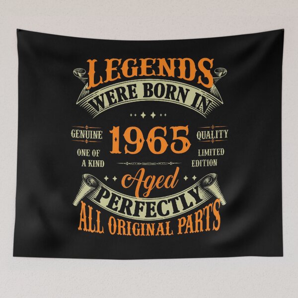 Item preview, Vintage Legends Born In 1965 59 Years Old designed and sold by TysonLangosh.