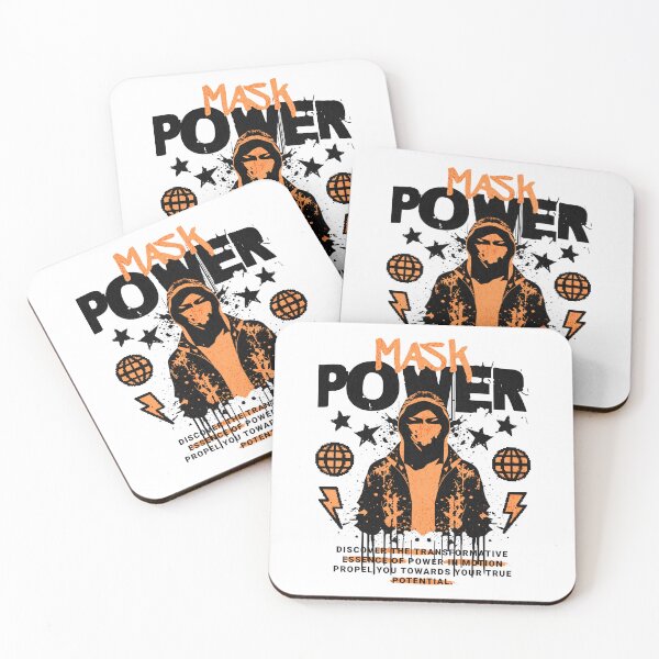 Item preview, Masked Power – Dark Aesthetic Street Art designed and sold by shiiinratensei.