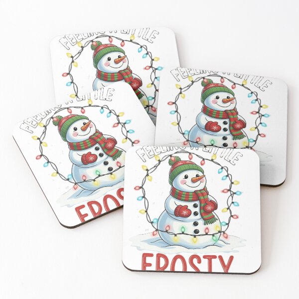 Item preview, Cute Christmas Snowman with Holiday Lights designed and sold by Mido-artister.