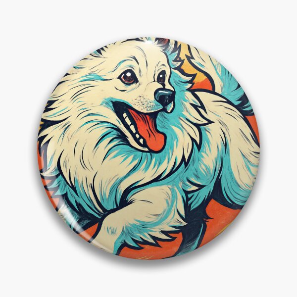 Item preview, American Eskimo Dog | Comics style - Cartoon designed and sold by ComicsFactory.