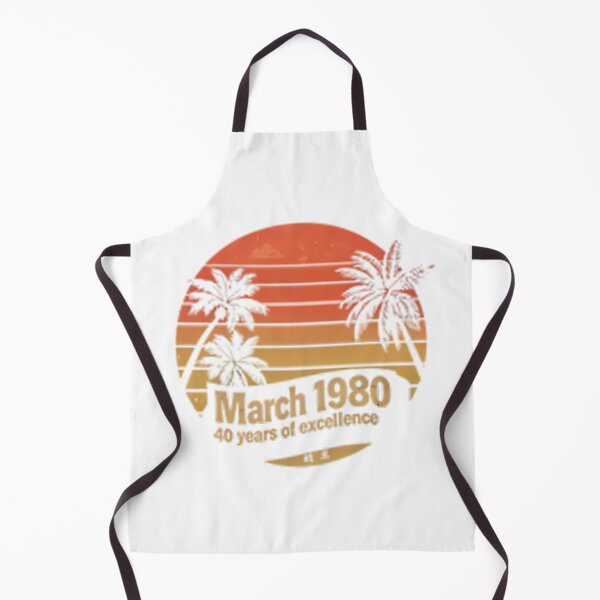 Item preview, Vintage March 1980 Birthday Shirt – 41 Years of Being Awesome – Quarantine Edition Retro Mountain Design designed and sold by No Heaven.