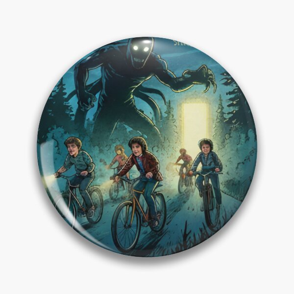 Item preview, Escape the Shadows Sticker | Retro 80s Horror Bike Adventure designed and sold by hunainraxa.
