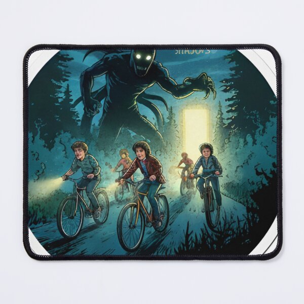 Item preview, Escape the Shadows Sticker | Retro 80s Horror Bike Adventure designed and sold by hunainraxa.
