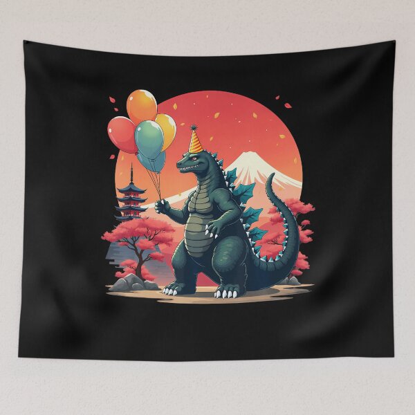 Item preview, Kaiju Birthday Japan Monster Movie Bday Party designed and sold by TysonLangosh.
