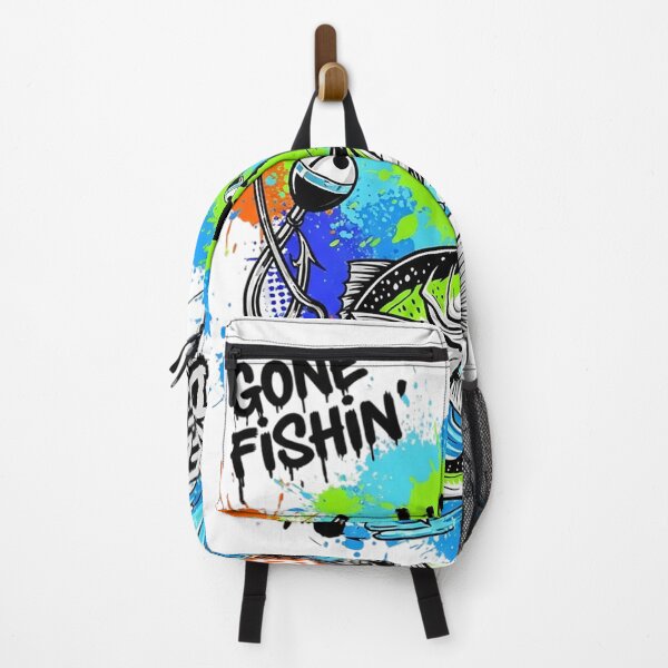 Item preview, Fishing Action with Lures and Reel Deal Text designed and sold by newvisionart191.