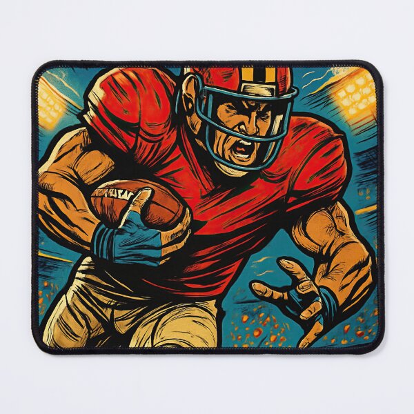 Item preview, American football player | Comics style - Cartoon designed and sold by ComicsFactory.