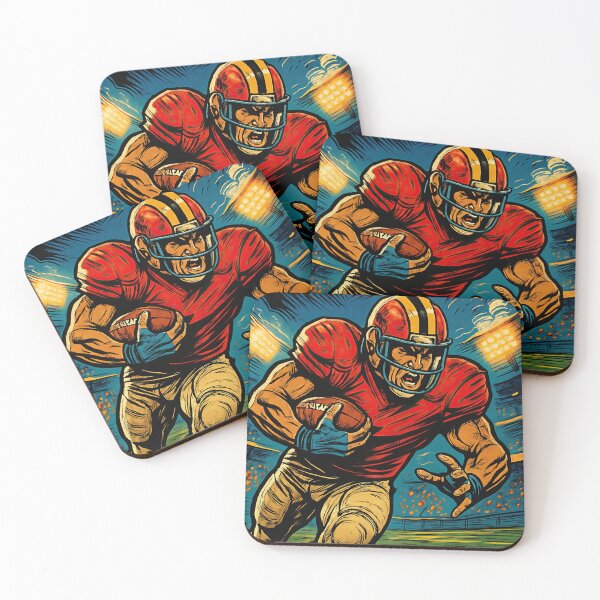 Item preview, American football player | Comics style - Cartoon designed and sold by ComicsFactory.