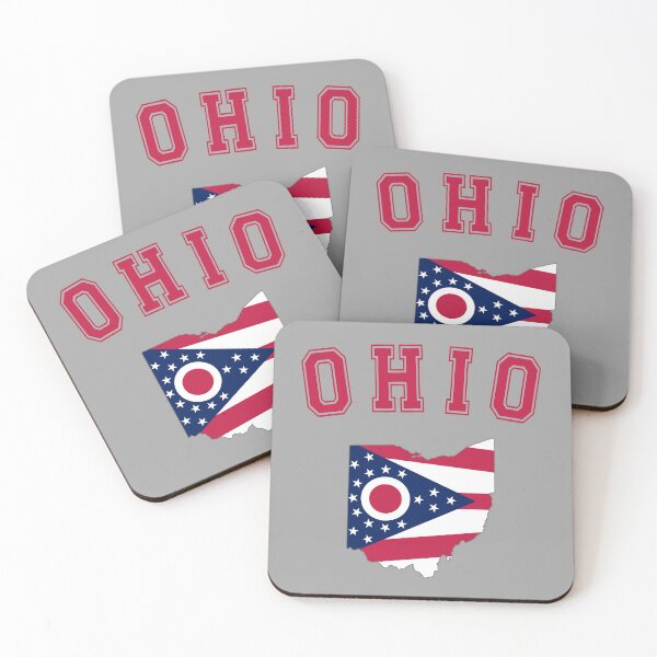 Item preview, Ohio Pride, State Map with Flag – Buckeye Country Spirit designed and sold by mashmosh.