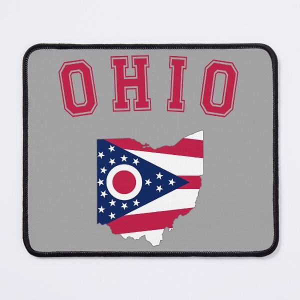 Item preview, Ohio Pride, State Map with Flag – Buckeye Country Spirit designed and sold by mashmosh.