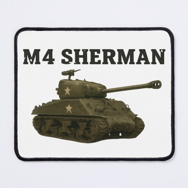 Item preview, M4 Sherman Tank – WWII Military Illustration designed and sold by Paulinamcisz.