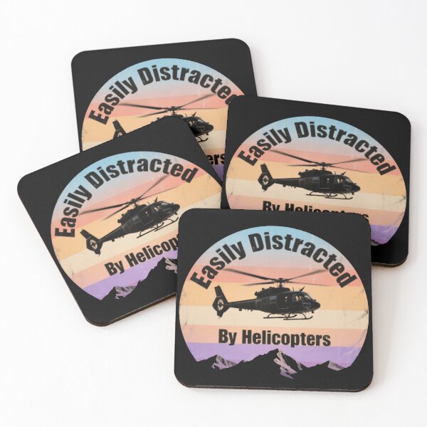 Item preview, Easily Distracted By Helicopters On Any Flying Mission designed and sold by SkeletonsDanger.