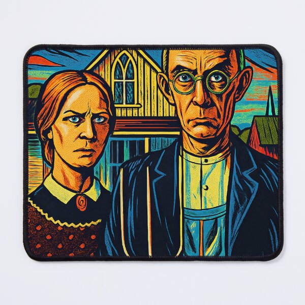Item preview, American Gothic | Comics style - Cartoon designed and sold by ComicsFactory.