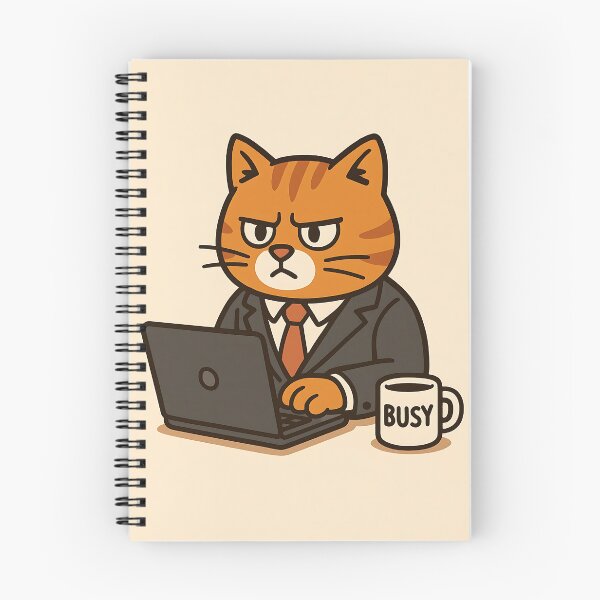 Item preview, CEO Cat – Busy Business Tiger in a Tiny Suit designed and sold by PawsGiggles.