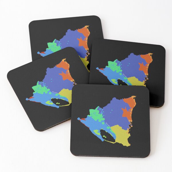Item preview, Sketching Color Into the Earth - Nicaragua designed and sold by AceMaps7.
