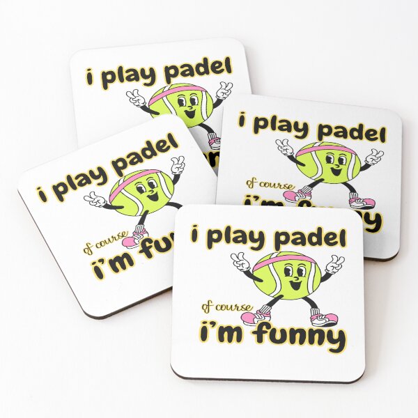Item preview, I Play Padel Of Course I'm Funny – Humorous Padel Player Quote designed and sold by PressingFlowers.