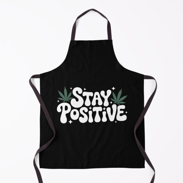 Item preview, “Stay Positive” Playful White Typography designed and sold by StoreXlk.
