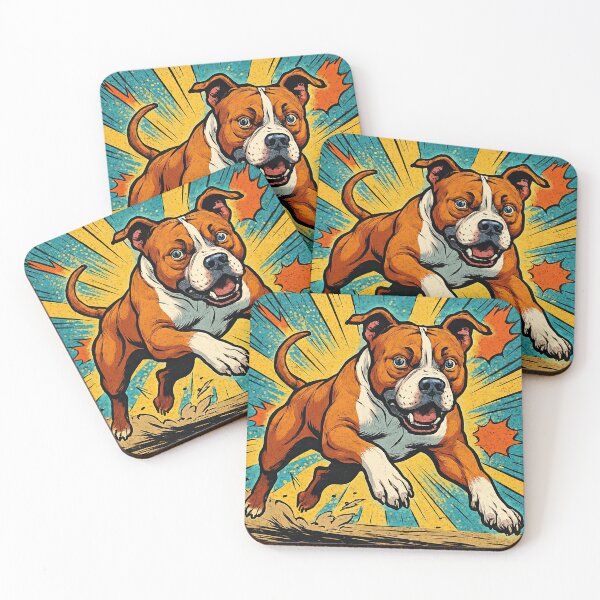 Item preview, American Staffordshire Terrier | Comics style - Cartoon designed and sold by ComicsFactory.