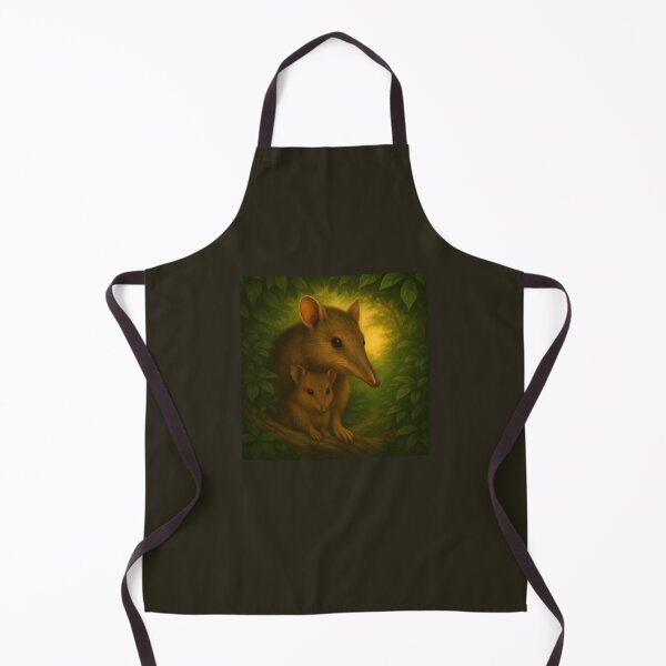 Item preview, Bandicoot Mother and Joey Art Print – Golden Undergrowth Forest Light designed and sold by GeoWild Designs.