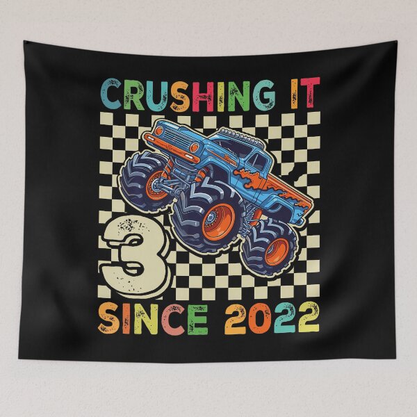 Item preview, Birthday Monster Truck 3 Year Old Boys 3Rd Party Born 2022 designed and sold by TysonLangosh.