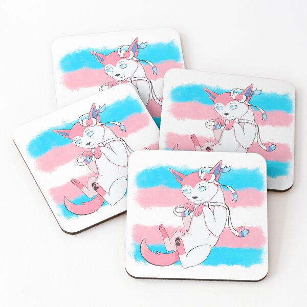 Item preview, Sylveon Trans Pride designed and sold by cultyeenart.