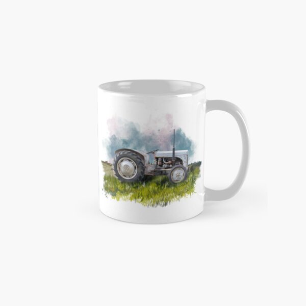 Item preview, “The little Grey Fergie’ Ferguson TE20 agricultural vintage tractor  designed and sold by Printfantasia .