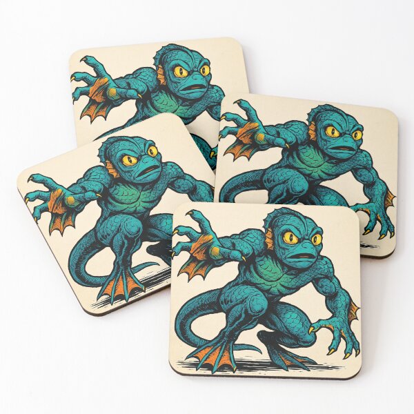 Item preview, Amphibian humanoid | Comics style - Cartoon designed and sold by ComicsFactory.