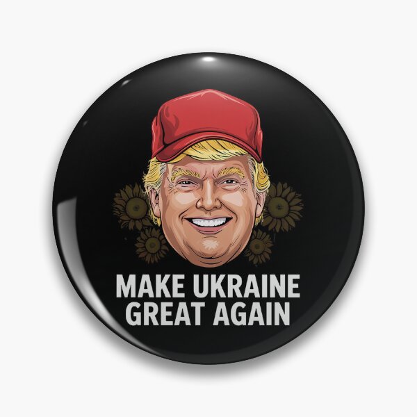 Item preview, Donald Trump with Ukrainian Flag Make Ukraine Great designed and sold by GamtosMintys.