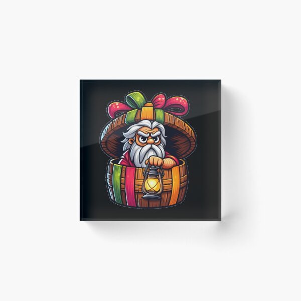 Item preview, Diogenes in a Gift Barrel - Cynical Philosophy Holiday Design designed and sold by GREENZ0NE.