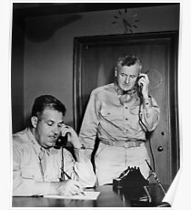 Manhattan Project - General Leslie Groves and Thomas Farrell - 1945 Poster