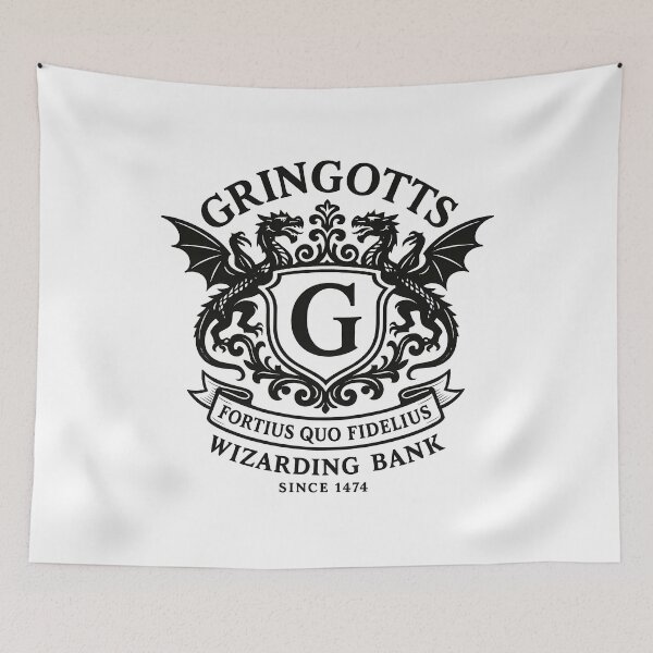 Item preview, Gringotts Wizarding Bank Crest – Arcane Dragon Emblem designed and sold by agearb.