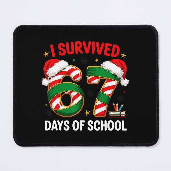 Item preview, I Survived 67 Days Of School Funny Gen Christmas designed and sold by JEFDodsonArt.