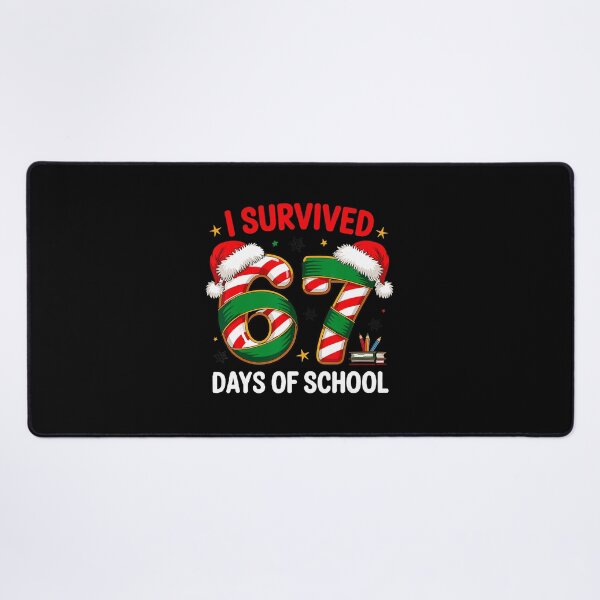 Item preview, I Survived 67 Days Of School Funny Gen Christmas  designed and sold by JEFDodsonArt.