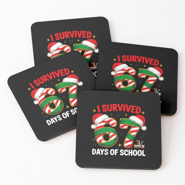 Item preview, I Survived 67 Days Of School Funny Gen Christmas  designed and sold by JEFDodsonArt.