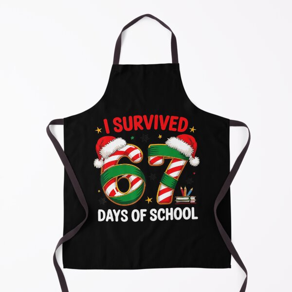 Item preview, I Survived 67 Days Of School Funny Gen Christmas  designed and sold by JEFDodsonArt.